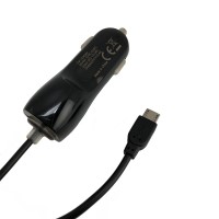 Mobia autolaturi MicroUSB 2.4A, musta