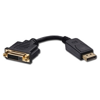 DisplayPort (uros) -> DVI (naaras) adapteri, FHD