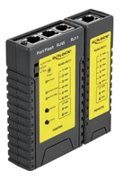Delock RJ12/RJ45 kaapelitesteri + porttietsin