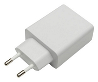 Deltaco USB-seinälaturi, 1 x USB-A, 5V/1A, valkoinen
