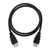HDMI (uros) <-> HDMI (uros) kaapeli, FHD, musta (K)
