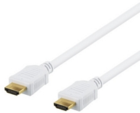 Deltaco HDMI (uros) <-> HDMI (uros) kaapeli, 4K, 5 m, HDMI-1050AD