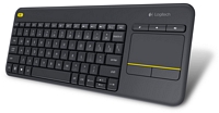 Logitech K400 Plus -näppäimistö ohjauslevyllä, musta