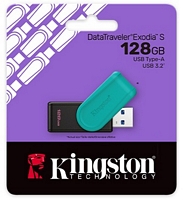 Kingston DataTraveler Exodia S, 128 Gt, USB-A 3.2 Gen 1
