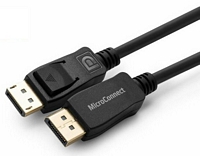 MicroConnect DisplayPort 1.2 (uros) <-> DisplayPort 1.2 (uros) kaapeli, 4K, 5 m