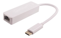 MicroConnect USB-C 3.1 <-> RJ45 adapteri, valkoinen, USB3.1CETHW