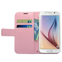 Mobia lompakkolaukku RFID-suojauksella Apple iPhone 13, pinkki