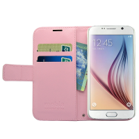 Mobia lompakkolaukku RFID-suojauksella Samsung Galaxy A20e, pinkki