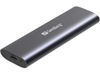 Sandberg M.2 SATA/NVMe kotelo, USB-C 3.2, 10 Gbit/s, alumiinia