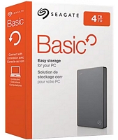 Seagate Basic 4000 Gt, USB 3.0, musta