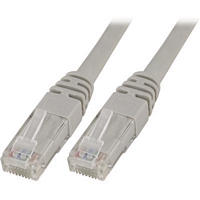 Verkkokaapeli RJ45 CAT6, 1 m harmaa