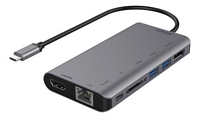 Deltaco USB-C 3.1 Gen 1 telakointiasema, USBC-HDMI-19
