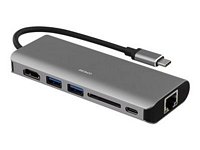Deltaco USB-C 3.1 Gen 1 telakointiasema, USBC-1273