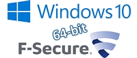 Ohjelmistopaketti tietokoneen ostajalle (Windows 10 Home 64-bit + F-Secure IS)