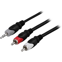 Audiokaapeli 2xRCA <-> 3,5 mm stereo (2.0 m)