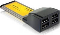 DeLock SX-186 ExpressCard 34 mm USB-sovitin