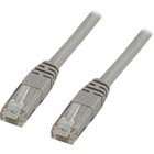 Verkkokaapeli RJ45 CAT6, 0.5 m harmaa