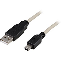 USB 2.0 AM/MiniBM kaapeli, 3 m