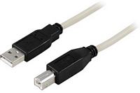 USB 2.0 AB kaapeli, 1 m